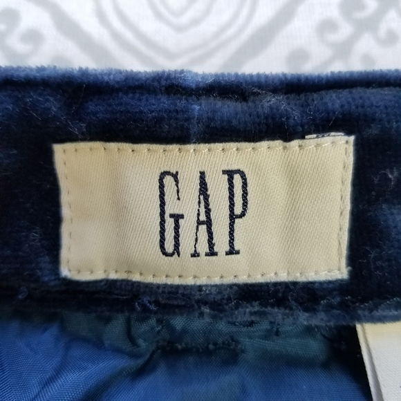 GAP Blue Velvet Mini Skirt - Picture 7 of 8